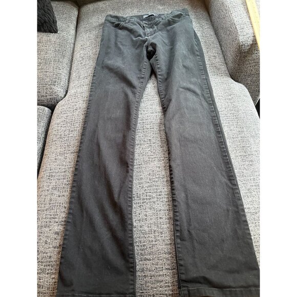 Zara Basic Black Denim Jeanswear Size 22 Cotton & Spandex Womens Straight Leg - Picture 1 of 9